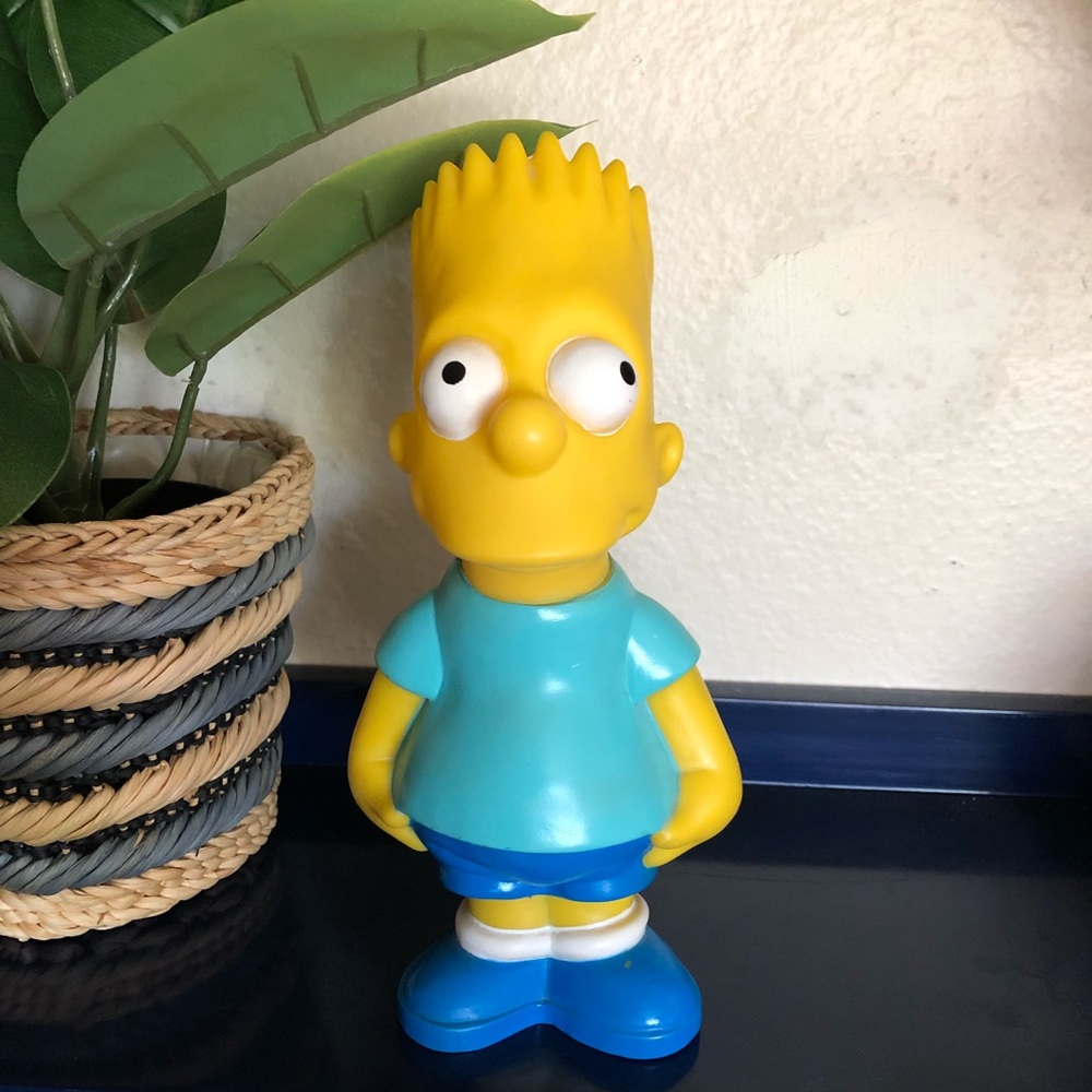 Vintage Bart Simpson Piggy Coin Bank